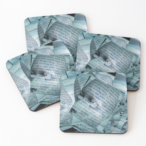 Item preview, Humanlike faces covered in text designed and sold by rolffimages.