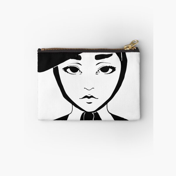 Item preview, Illustration portrait woman with beret in high contrast designed and sold by inker20.