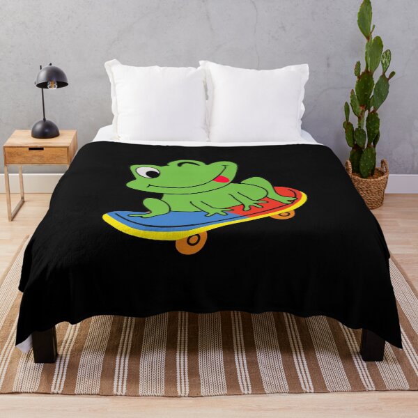 Item preview, Cute frog on skateboard designed and sold by LinniesTees.