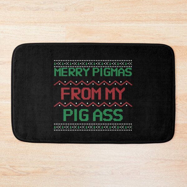Item preview, Merry Pigmas From My Pig Ass Funny Christmas Ugly Sweater designed and sold by jacks-tees.