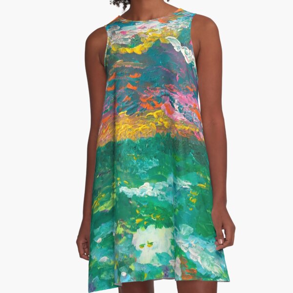 Monet’s Dream A-Line Dress