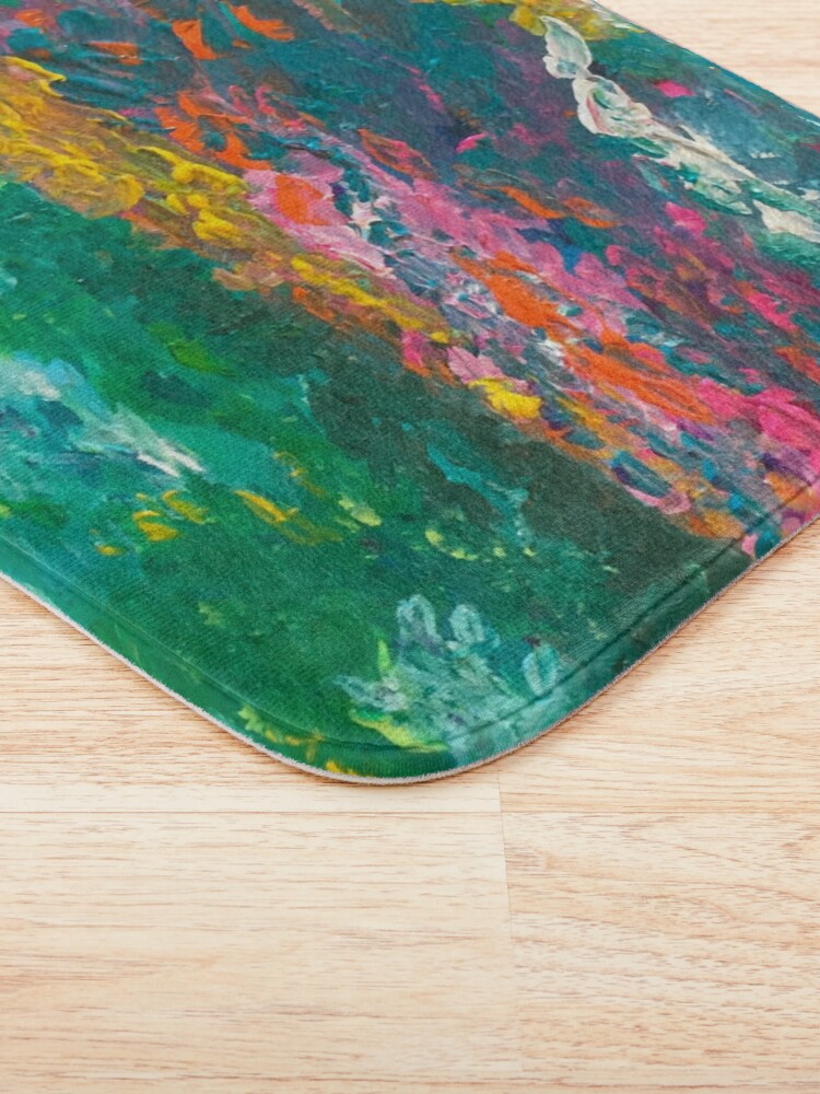 Alternate view of Monet’s Dream Bath Mat