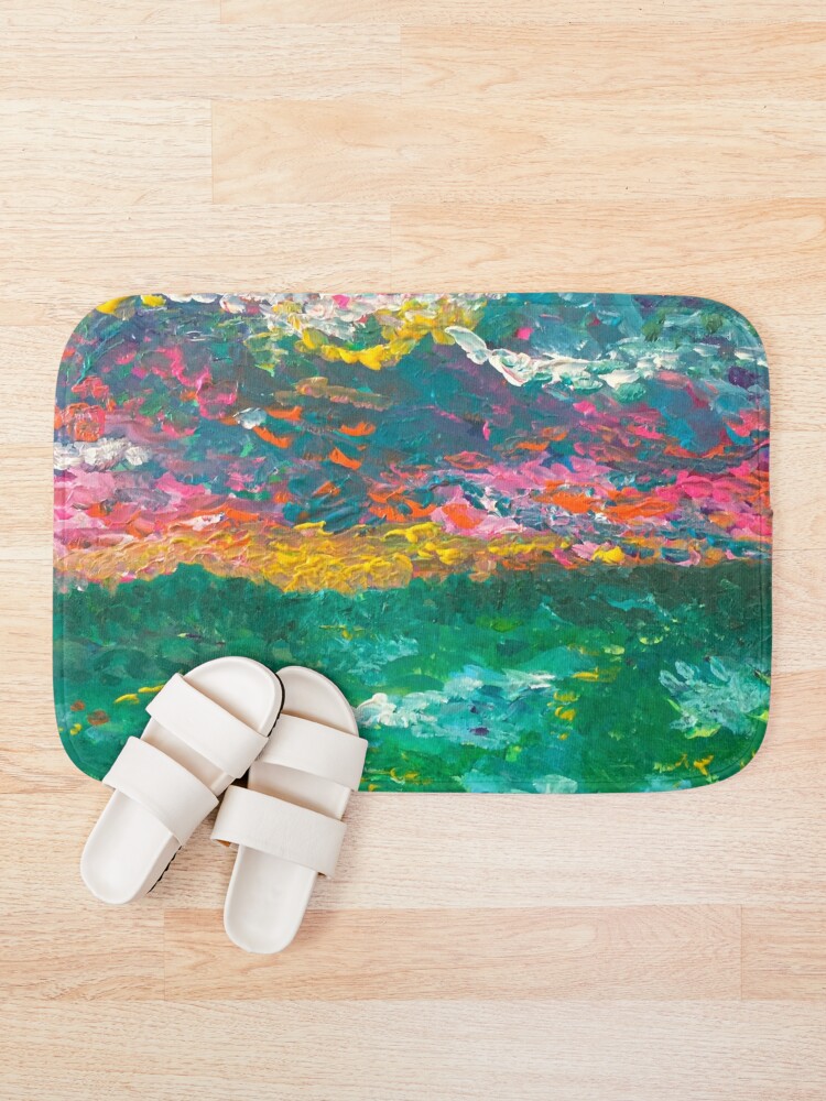 Alternate view of Monet’s Dream Bath Mat