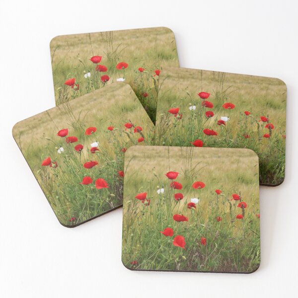 Item preview, Cornfield with blooming corn poppies designed and sold by NW-Photo-Art.