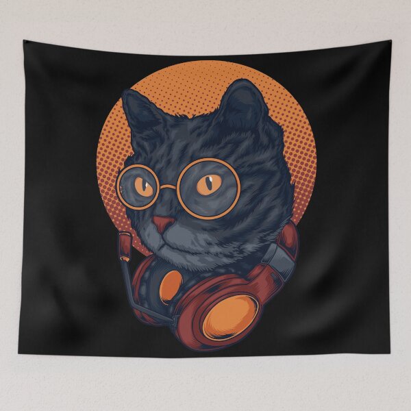 Item preview, Cats and music designed and sold by Brendsy.