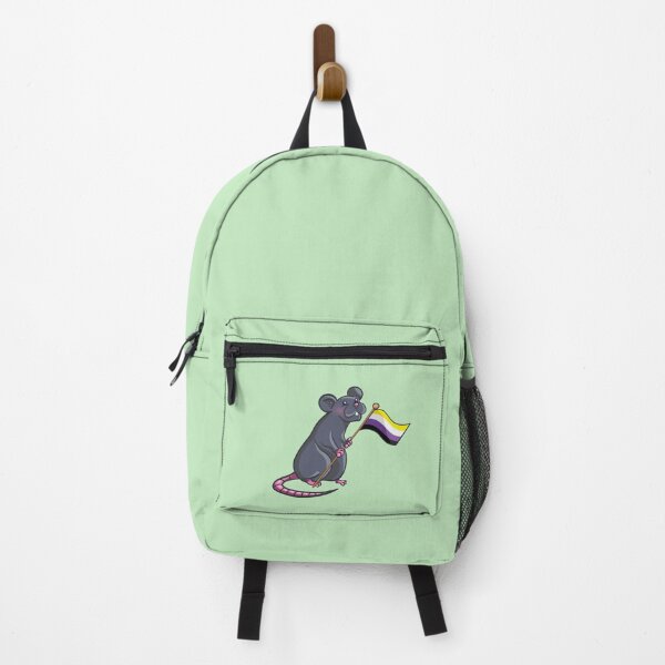 Item preview, Non-Binary Pride Rat designed and sold by Charlotte Redfearn.