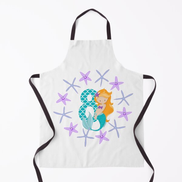 Item preview, Birthday mermaid eight years old birthday present number eight designed and sold by Jelisandie.