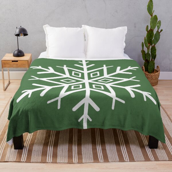 Item preview, Snowflake on Evergreen designed and sold by ColorObsession.