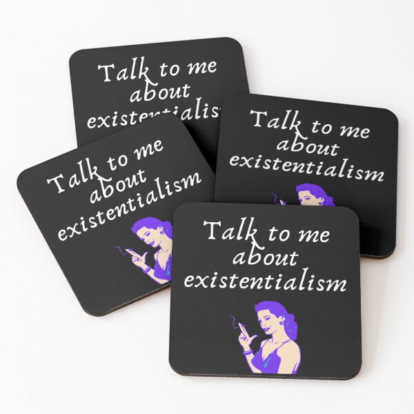 Item preview, Talk to me about existentialism designed and sold by Daimonia51.