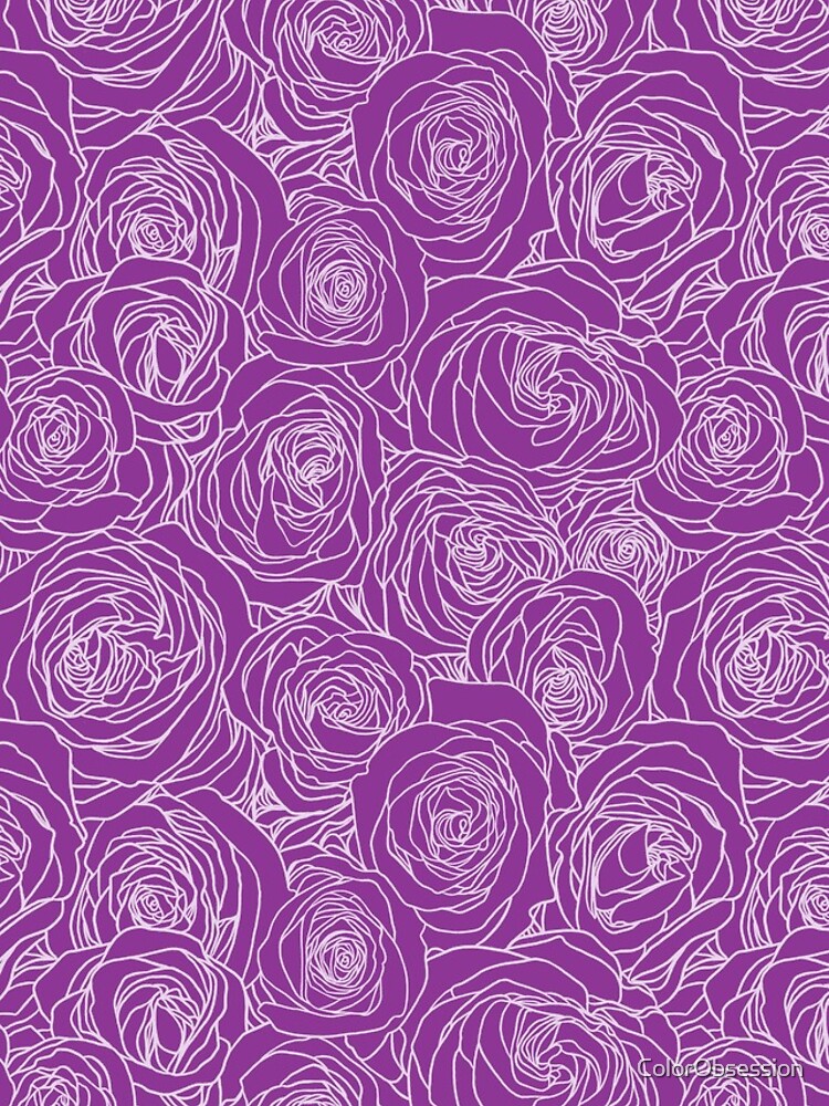Thumbnail 4 of 4, iPhone Case, Orchid Purple Roses designed and sold by ColorObsession.