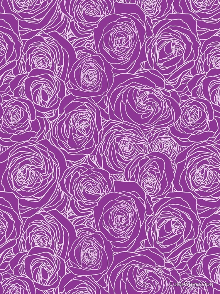 Thumbnail 4 of 4, iPhone Case, Orchid Purple Roses designed and sold by ColorObsession.