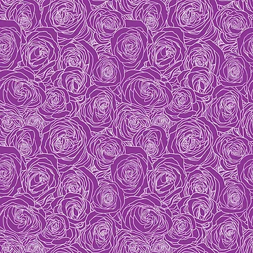 Artwork thumbnail, Orchid Purple Roses by ColorObsession