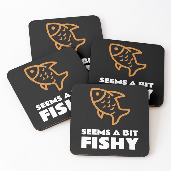 Item preview, Seems A Bit Fishy designed and sold by vibrantyy.