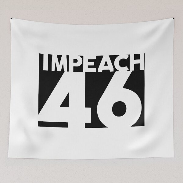 Item preview, Impeach 46 Joe Biden Republican Conservative designed and sold by MJLdesigns.