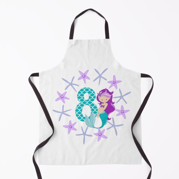 Item preview, Copy of birthday mermaid eight years old birthday present present number eight designed and sold by Jelisandie.
