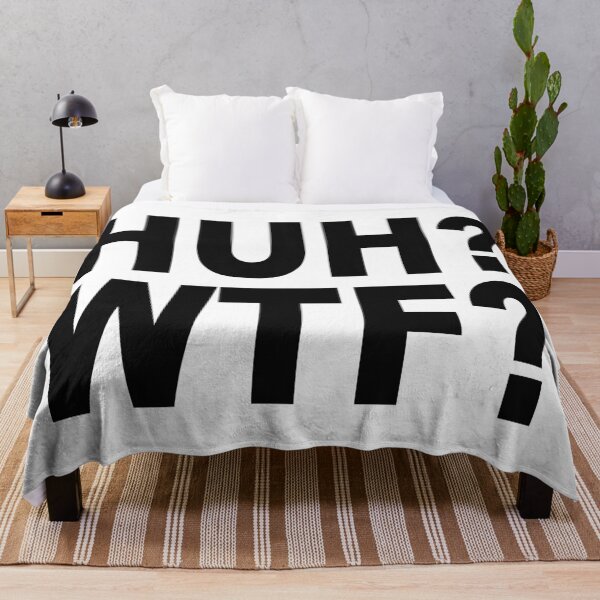 Item preview, HUH? WTF? designed and sold by MonocleSkully.