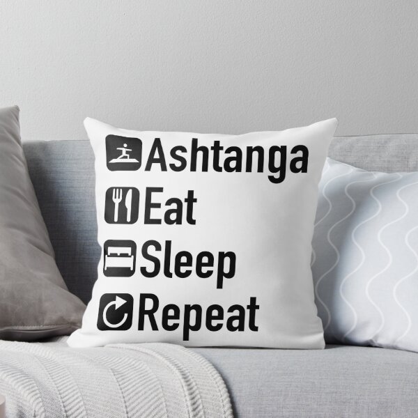 Item preview, Ashtanga eat sleep repeat designed and sold by Ashtangayogairl.