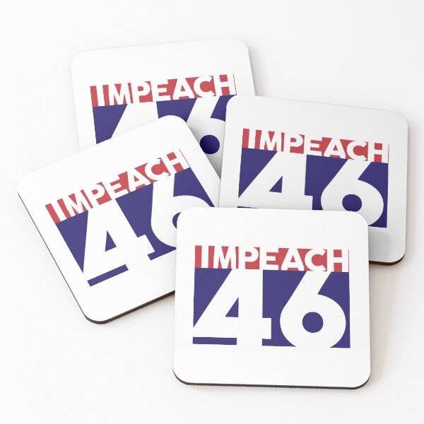Item preview, Impeach 46 Joe Biden Republican Conservative designed and sold by MJLdesigns.