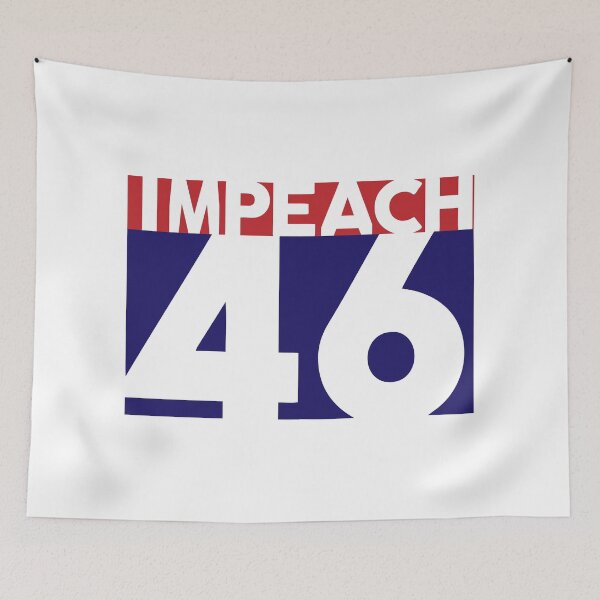 Item preview, Impeach 46 Joe Biden Republican Conservative designed and sold by MJLdesigns.