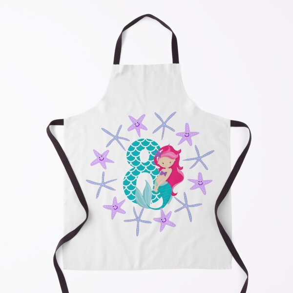 Item preview, Birthday mermaid eight years old birthday present number eight designed and sold by Jelisandie.