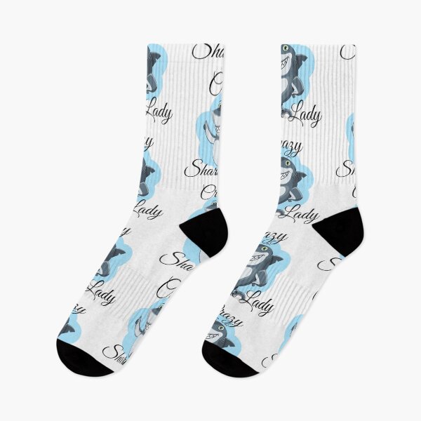 Item preview, Crazy Shark Lady designed and sold by LusterGirl.