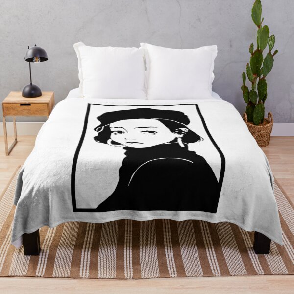 Item preview, Illustration portrait woman with piercing gaze in high contrast designed and sold by inker20.