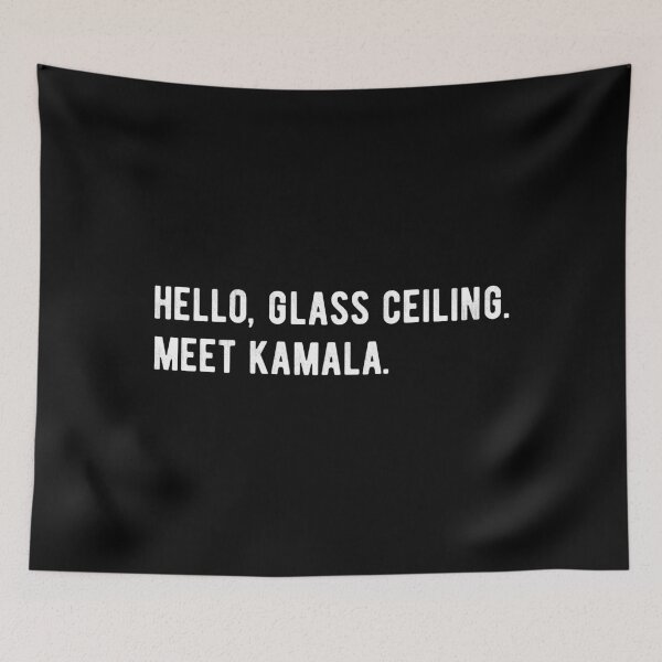 Item preview, Hello, Glass Ceiling. Meet Kamala. Kamala Harris designed and sold by Ellie and Jack.