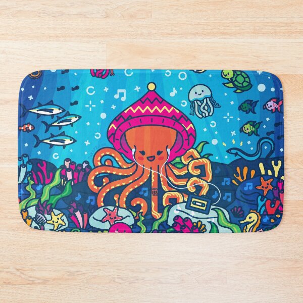 Item preview, Poulpa the octopus in the Tropical Reef - Creatober 2020 day 29 designed and sold by TokiPY.