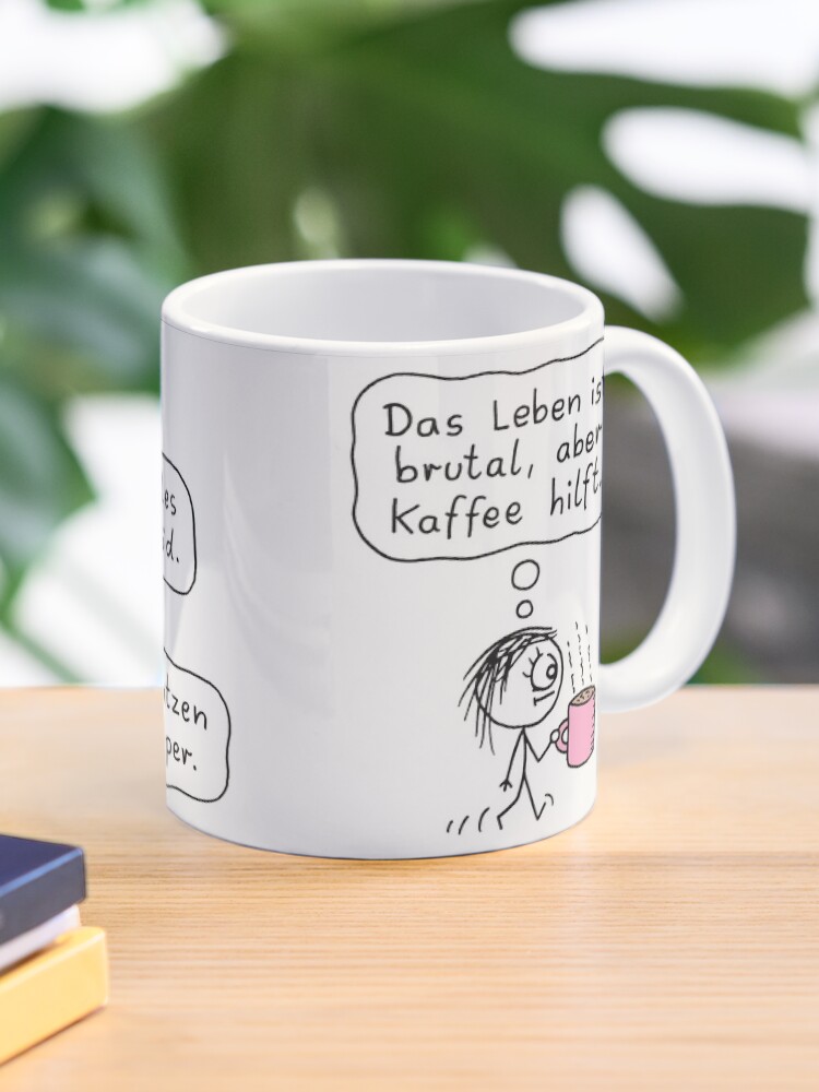 Thumbnail 1 von 6, Kaffeebecher, Kaffee-Katzen-Tasse designt und verkauft von islieb.