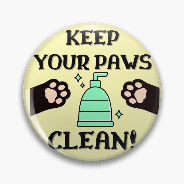Item preview, Keep your paws clean! designed and sold by RebeccaART5.