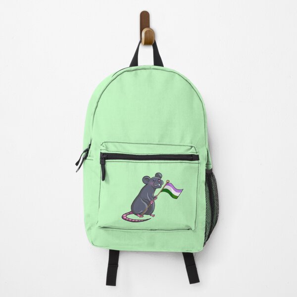 Item preview, Genderqueer Pride Rat designed and sold by Charlotte Redfearn.