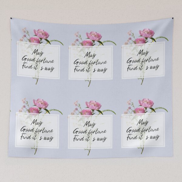 Item preview, May good fortune find it's way designed and sold by Botanic-Witch.