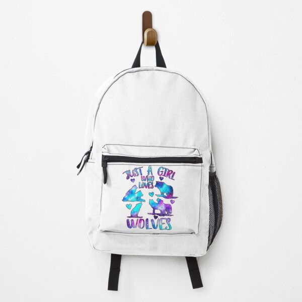 Item preview, Just a girl who loves Wolves designed and sold by PrettyPittie Shop.
