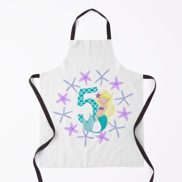 Item preview, Birthday mermaid five years old birthday present number five designed and sold by Jelisandie.