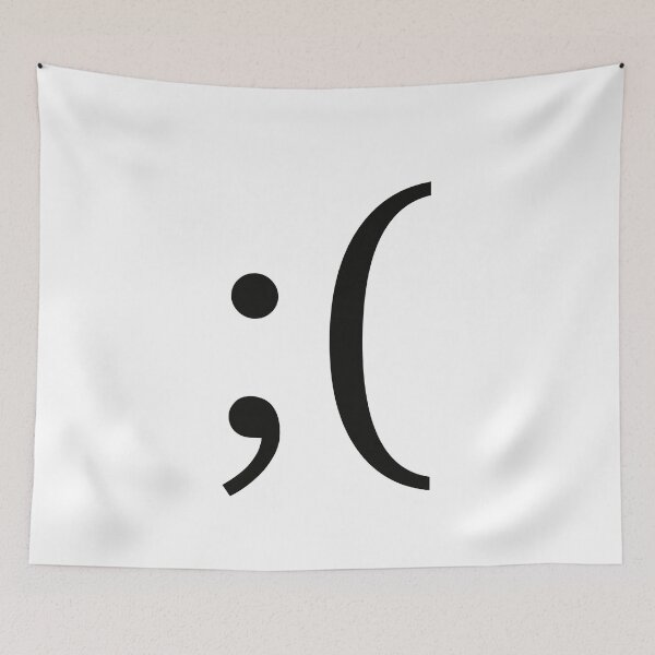 Item preview, sad winky face  designed and sold by PaulinaS.