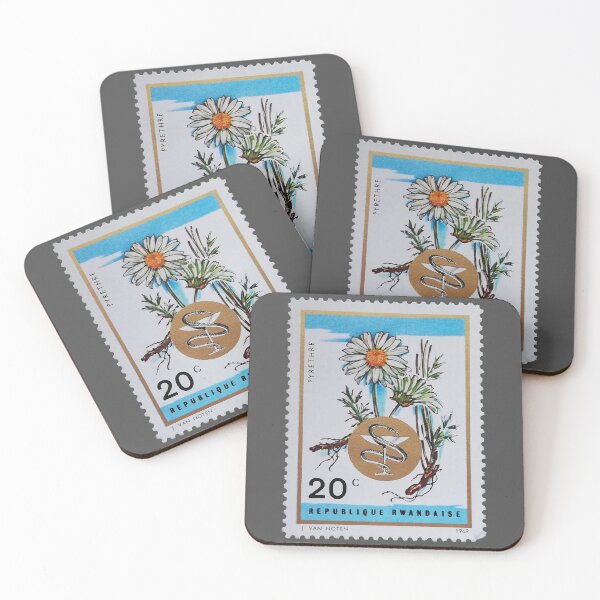 Item preview, White Daisy Flower 1969 Vintage Stamp designed and sold by StampCollection.