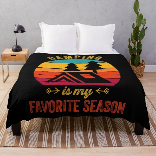 Item preview, Vintage Camping is my favorite season designed and sold by SoloTravelerSt.