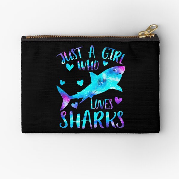 Item preview, Just a Girl who loves sharks designed and sold by PrettyPittie Shop.