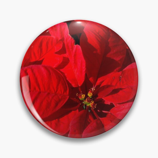 Item preview, Red Christmas Holiday Poinsettia designed and sold by Monika's Shop.