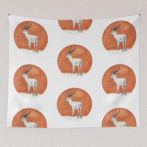Item preview, Inktober 2020: Antelope designed and sold by Pamela Sommer.