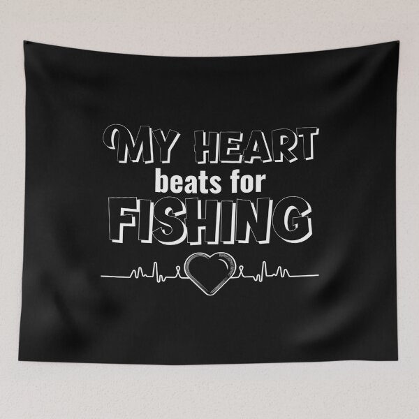 Item preview, My Heart Beats For Fishing designed and sold by vibrantyy.