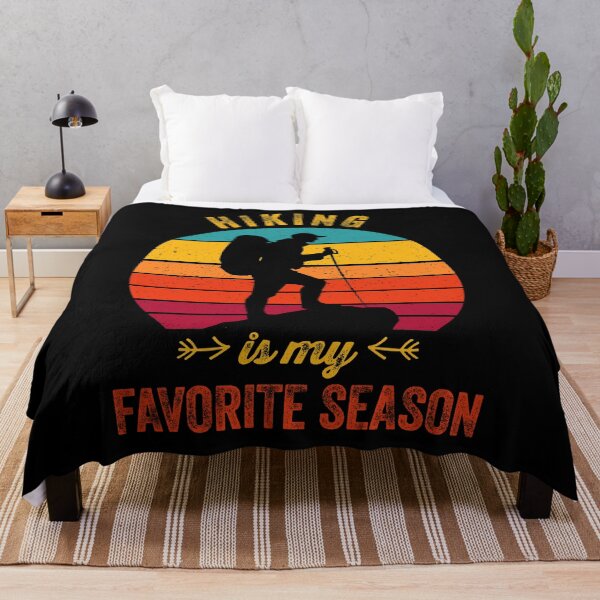 Item preview, Vintage Hiking is my favorite season designed and sold by SoloTravelerSt.