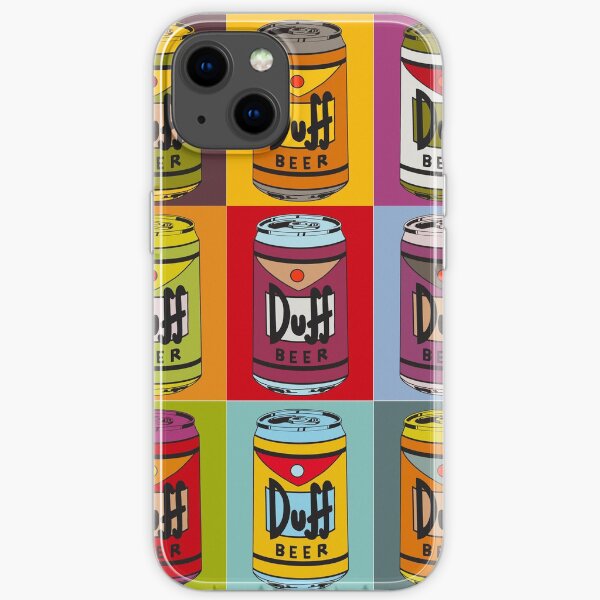 Warhol duff beer iPhone Soft Case