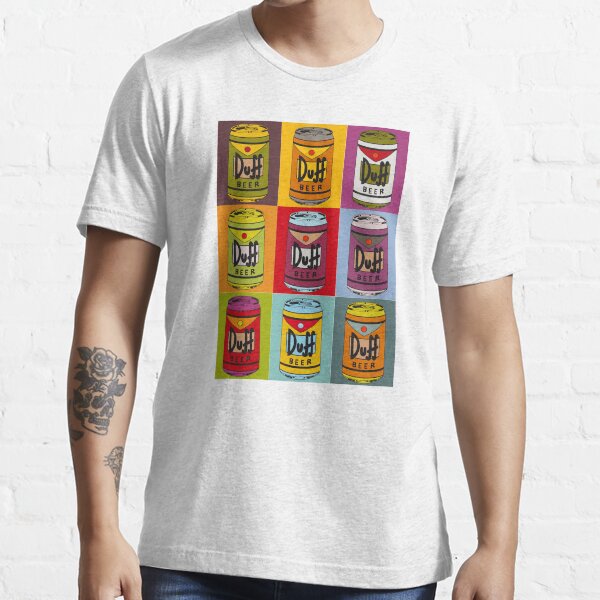 Cerveza warhol duff Camiseta esencial