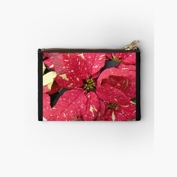 Item preview, Variegated Red & White Christmas Poinsettia designed and sold by Monika's Shop.