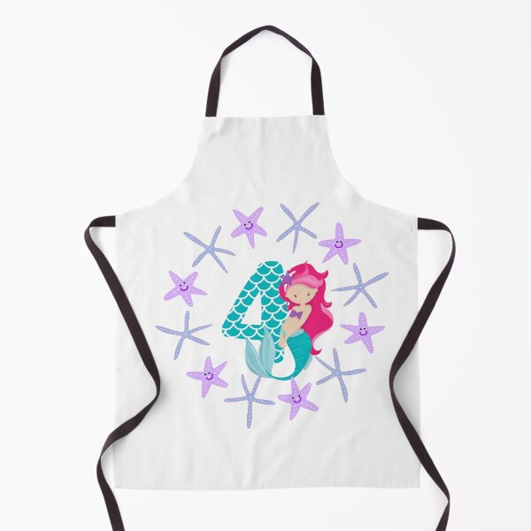 Item preview, Copy of birthday mermaid four years old gift birthday present number four designed and sold by Jelisandie.