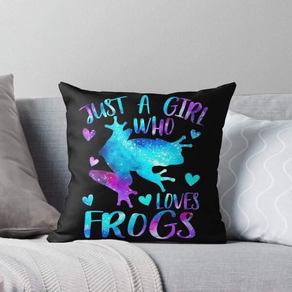 Item preview, Just a Girl who loves frogs designed and sold by PrettyPittie Shop.