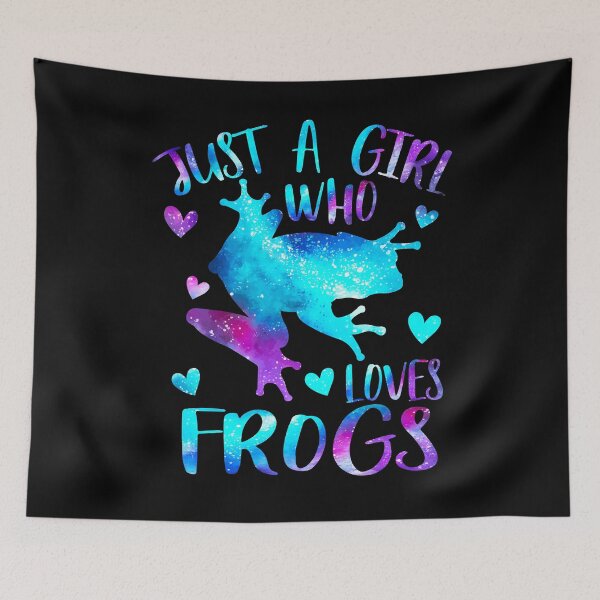 Item preview, Just a Girl who loves frogs designed and sold by PrettyPittie Shop.
