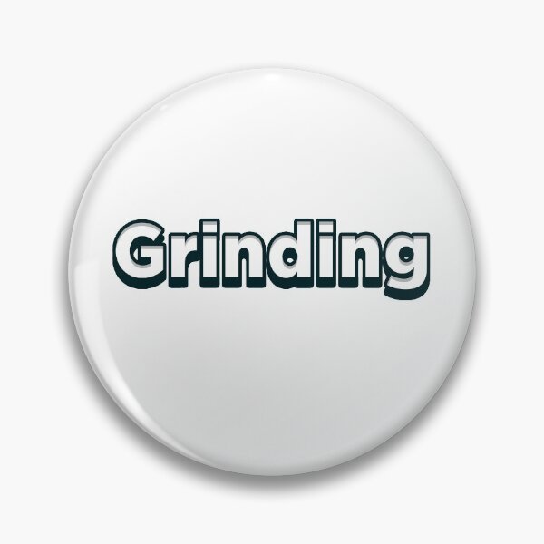 Item preview, Grinding White and Dark Blue Logo designed and sold by PeterPrv.