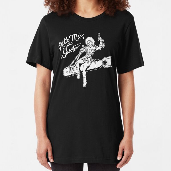 Little Miss Six Shooter Slim Fit T-Shirt